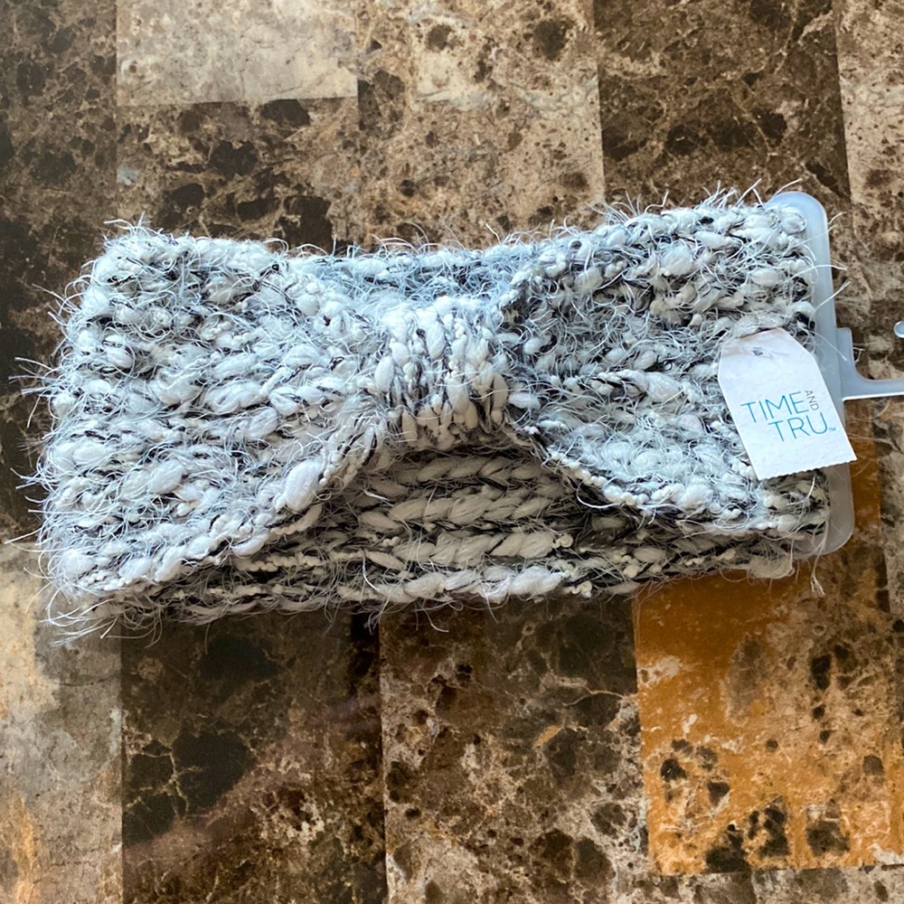 Winter scarf headband